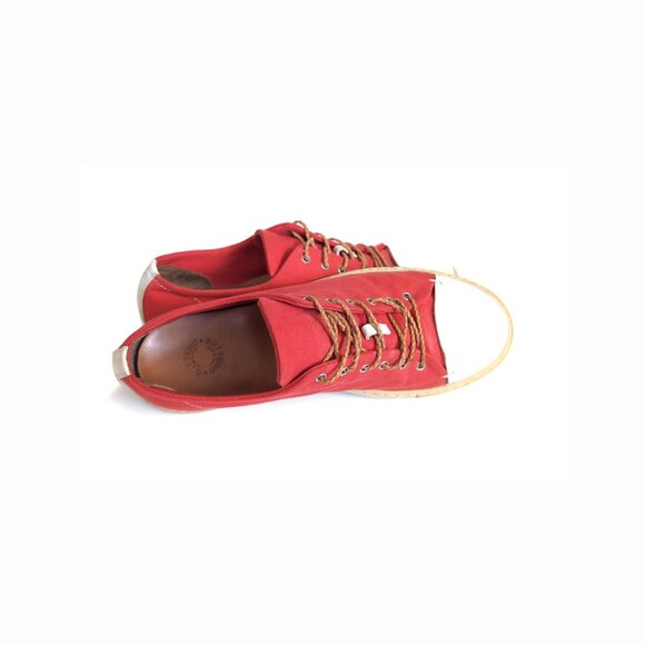 VTG BUTTERO Mens Red Round Toe Classic Tanino Sneakers 40 Eur |  Mens Size 7 - Picture 9 of 11